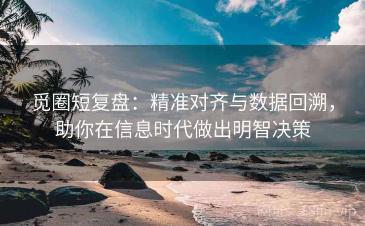 觅圈短复盘：精准对齐与数据回溯，助你在信息时代做出明智决策  第2张